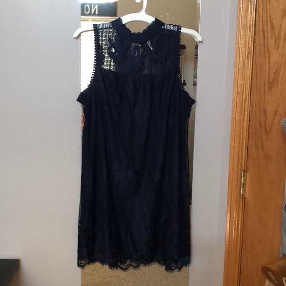 Navy lace dress - Picture 1 of 8
